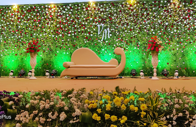 reception stage decoration in chennai with price