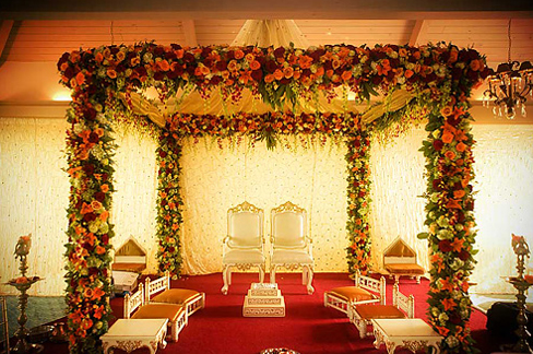 reception stage decoration chennai