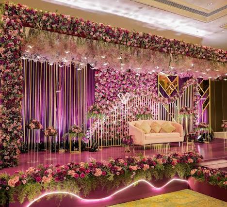 reception stage decoration chennai