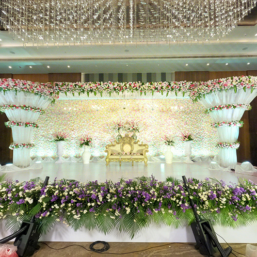 reception stage decoration chennai