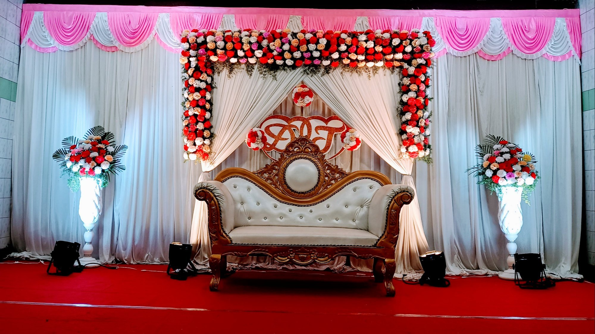 reception stage decoration chennai