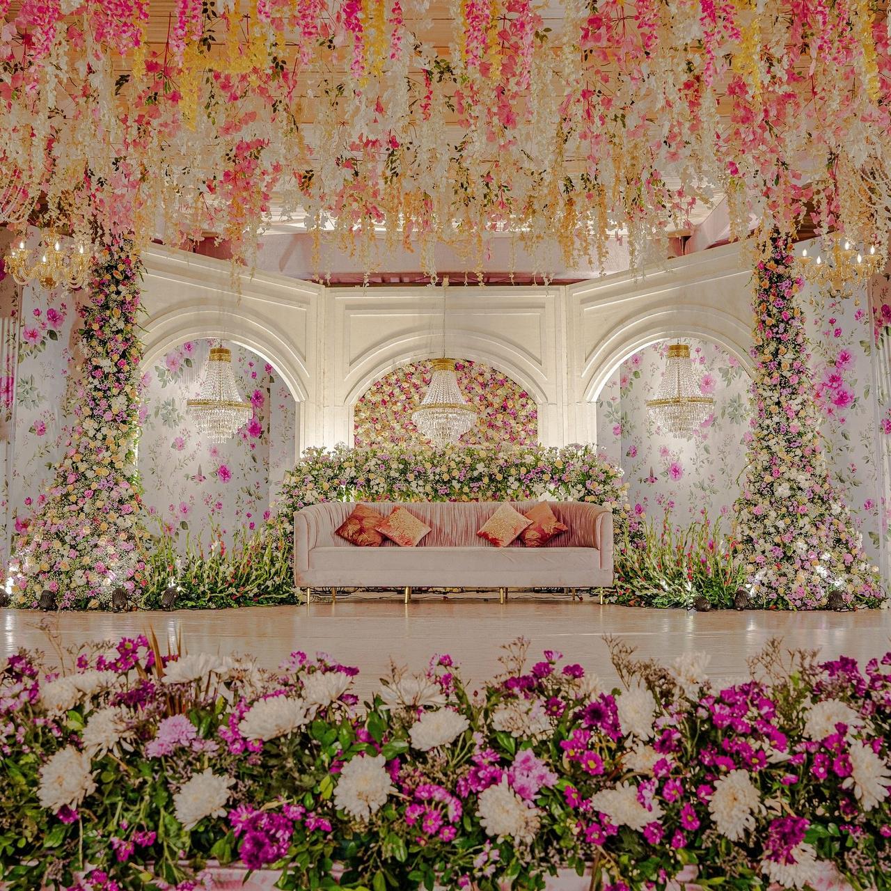 reception stage decoration chennai