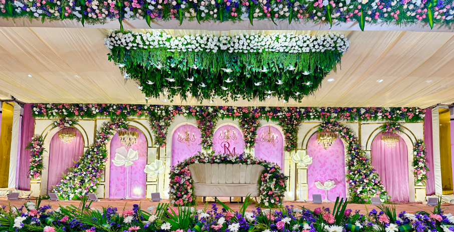 reception stage decoration chennai