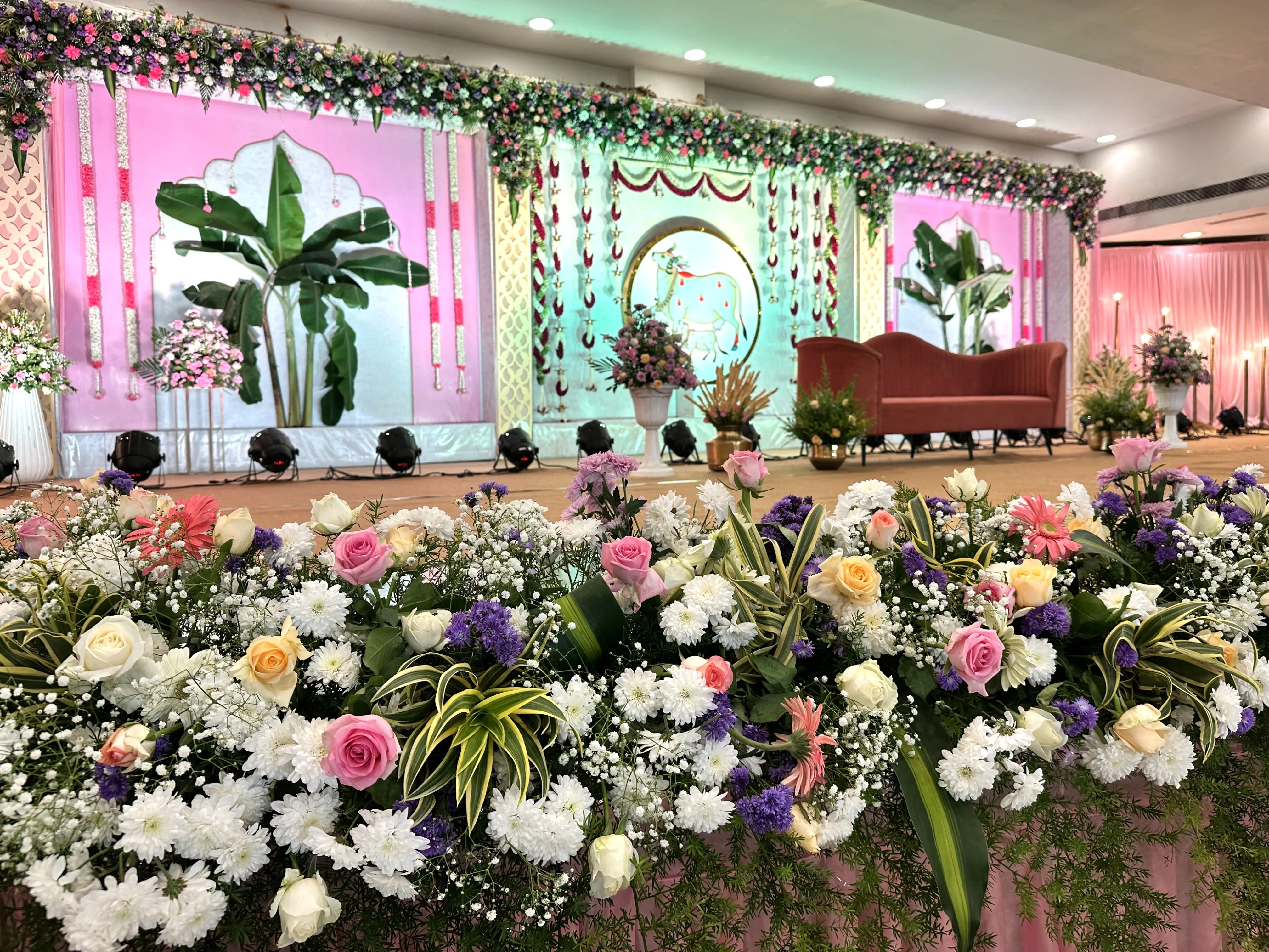 reception stage decoration chennai