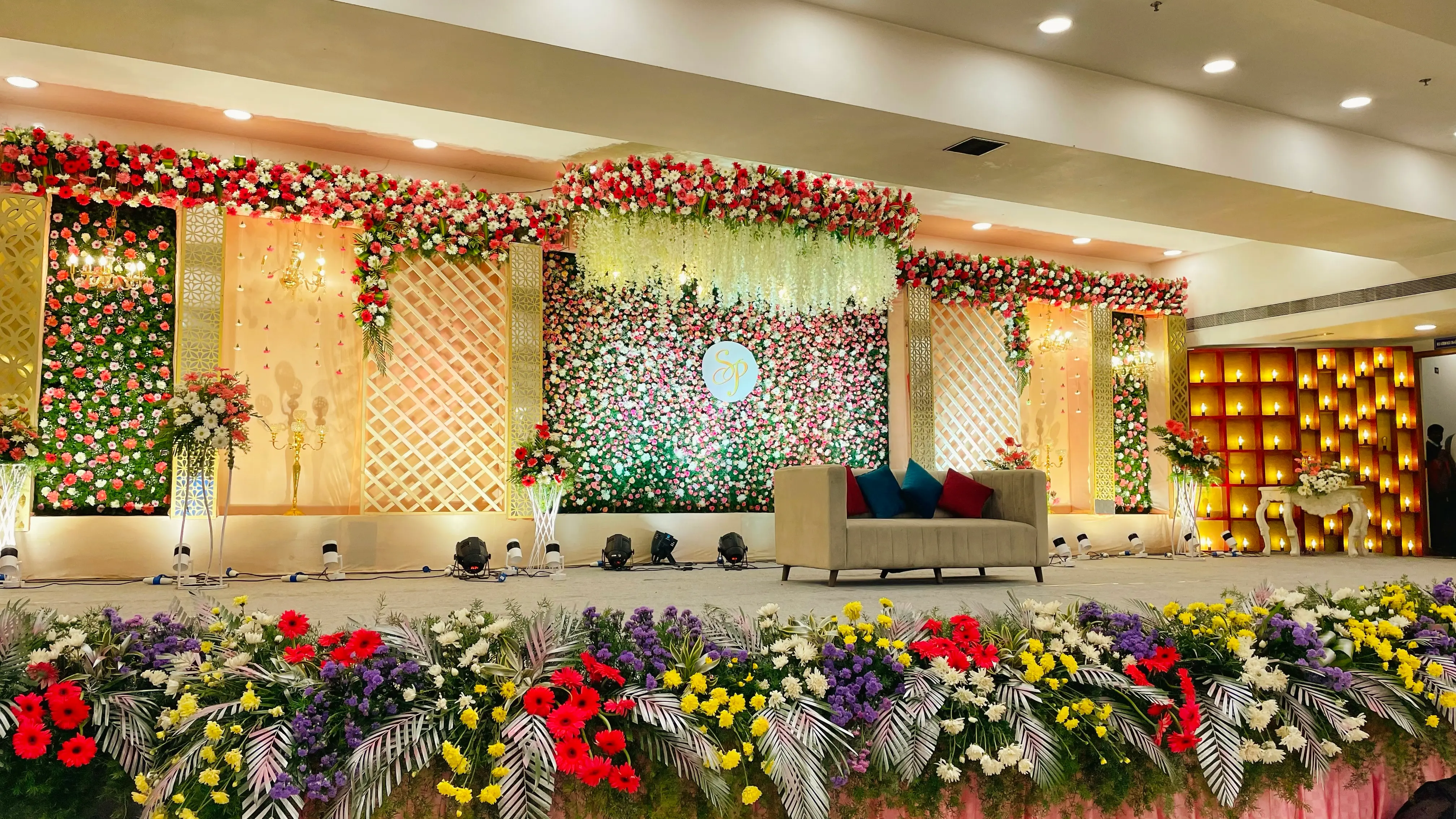 reception stage decoration with price in chennai