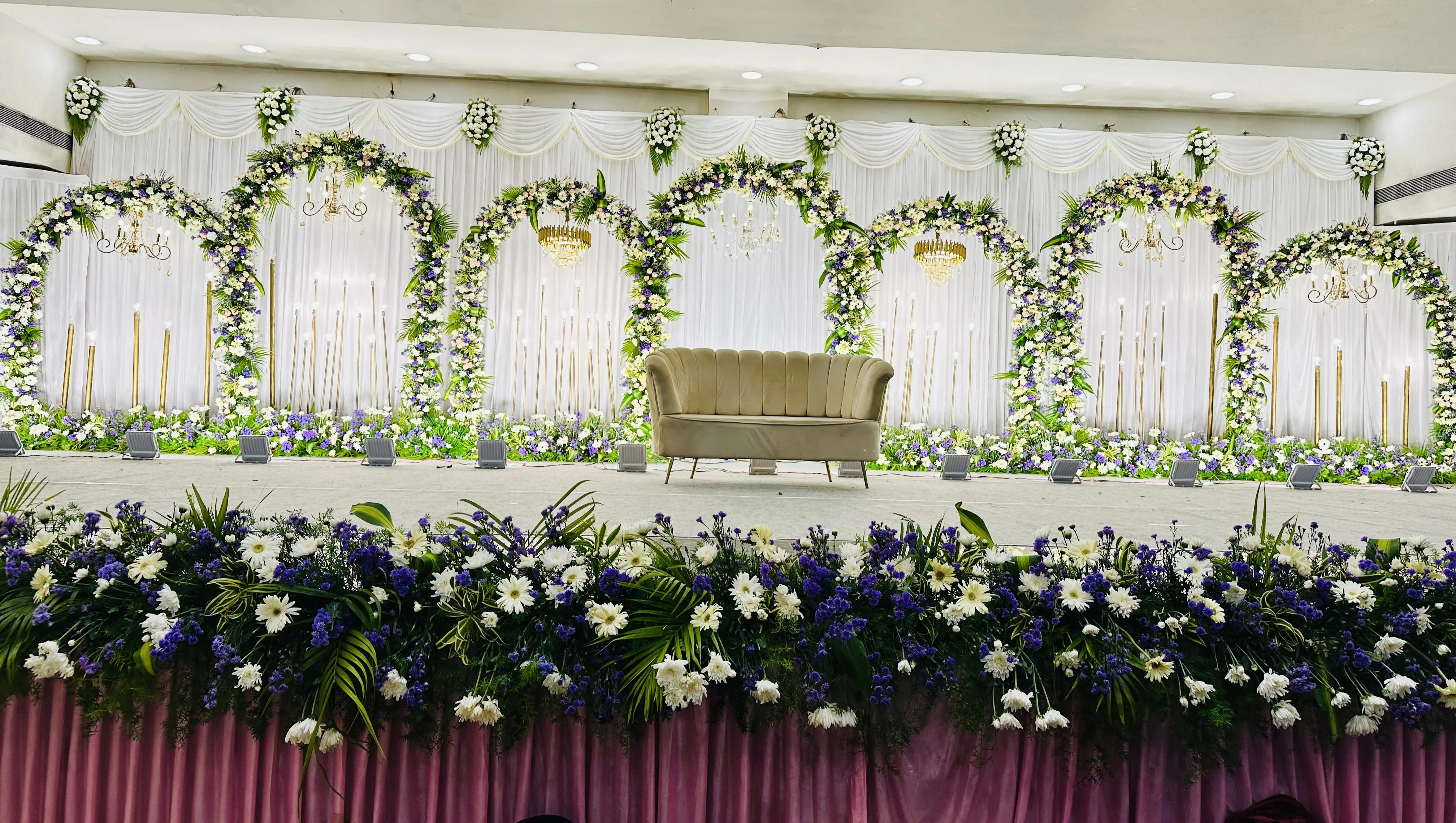 reception stage decoration in chennai with price